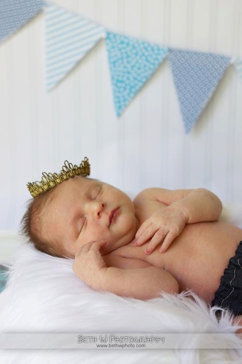 newborn photography prop-newborn gold black lace halo prince princess crown-baby shower gift-infant photo prop