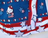 July 4th Pillowcase Dress, Patriotic Pillowcase Dress, Red White and Blue, Custom Boutique Children Clothing, Toddler Baby Girl