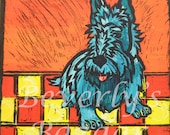 Scottish Terrier Painting
