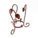 shabby chic red metal vine industrial vase holder from Elizabeth Rosen