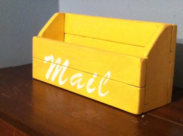 Rustic Mail Organizer