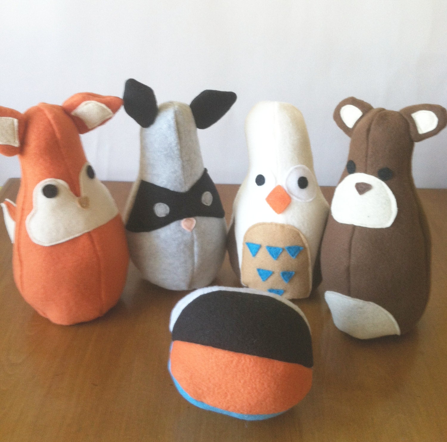 woodland creatures plush toys