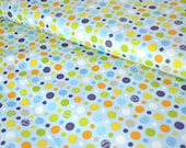 Little Yellow Bicycle Babysaurus Big Dino Dots - 1 yard