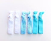 Chevron elastic hair ties,elastic hair band, yoga hair tie
