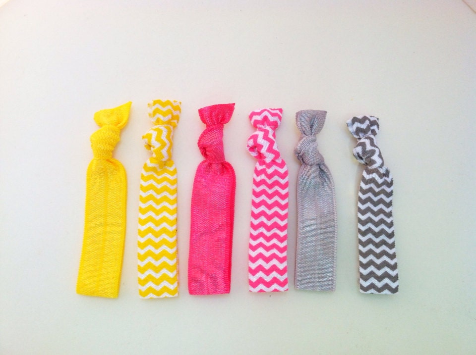 Chevron elastic hair ties,Yoga hair tie