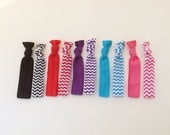 Chevron elastic hair ties,elastic hair band, yoga hair tie