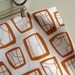 Soba in Tangerine from Glimma by Lotta Jansdotter - ONE FAT QUARTER Cut