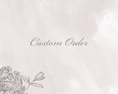 Custom Order for Lucy - Tulle Teardrop Blusher Veil with additional layer in the back