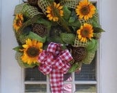 Sunflower Wreath  Mesh