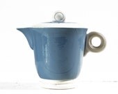 Romantic vintage Digoin  Blue Coffee POT Shabby chic