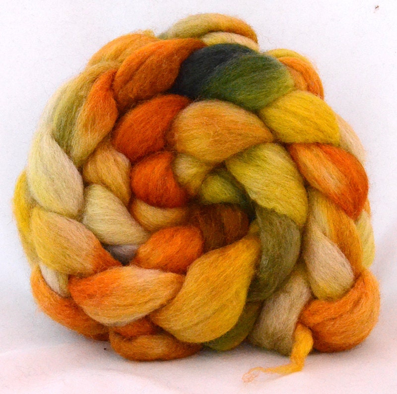 BFL/Silk Top for spinning, 4 oz