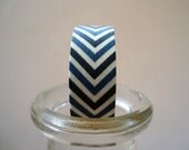 Japanese Washi Tape - Navy Blue Chevron Paper Tape - Navy Zig Zag Washi Tape