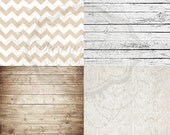 SAMPLE PACK / FOUR 12" x 12" Patterns and Wood / Vinyl Photography Backdrops for Product Photos