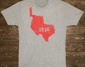 Republic of Texas 1836 - Athletic Gray Tri-Blend