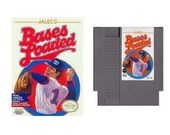 Original Nintendo NES Video Game - Bases Loaded 1988 used in original box with instruction booklet, tagt team