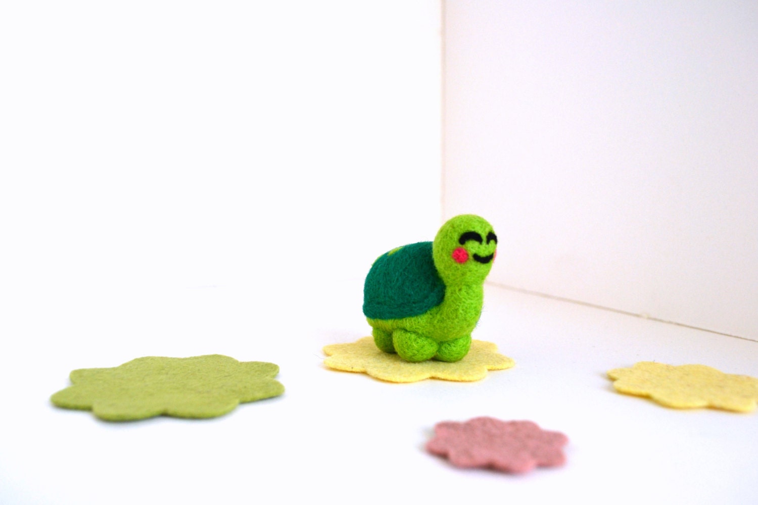 Needle Felted Turtle-Natural Toy