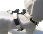 Small navy and white dog harness...Copa cabana collection...