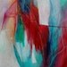 Expressionist Abstract Painting "Signs of Life"