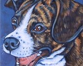 6" x 6" Custom Pet Portrait Painting in Acrylic Paint on Canvas of One Dog, Cat, or Other Animal