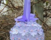 POMANDER  KISSING BALL - 3 inch - Custom colors to match your special occasion - Quantity of 4