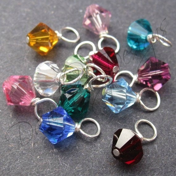 Add Birthstone Swarovski Crystals or Pearls