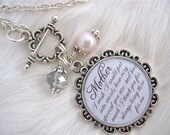 MOTHER of the BRIDE Gift Mother of the Groom Inspirational quote Mother's Day pendant necklace  Bottle cap Love between a Mother Keepsake