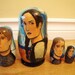 Set of Five Hunger Games Catching Fire Nesting Dolls