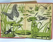 Lot of Hardcover Children's Books, Gift For SON Dad Husband, Home Decor for Nursery, BUG BOOKS For kids, Snake Book Antique