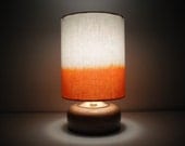 The Kiki Lamp with Dip Dyed Linen Shade