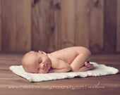 Newborn Mini Blanket: Newborn Photo Prop - Basket Stuffer, Basket Filler, Natural, Organic, Girl & Boy Photography Props
