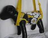 Puppy purse in Yellow and Black Sz MeD