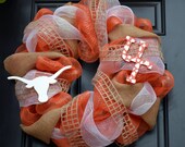 University of Texas Wreath - UT Wreath - Longhorn Wreath - Collegiate Wreath