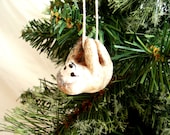 Sloth Ornament - Sloth Miniature Figurines - Polymer Clay Sloth - Sloth Totem