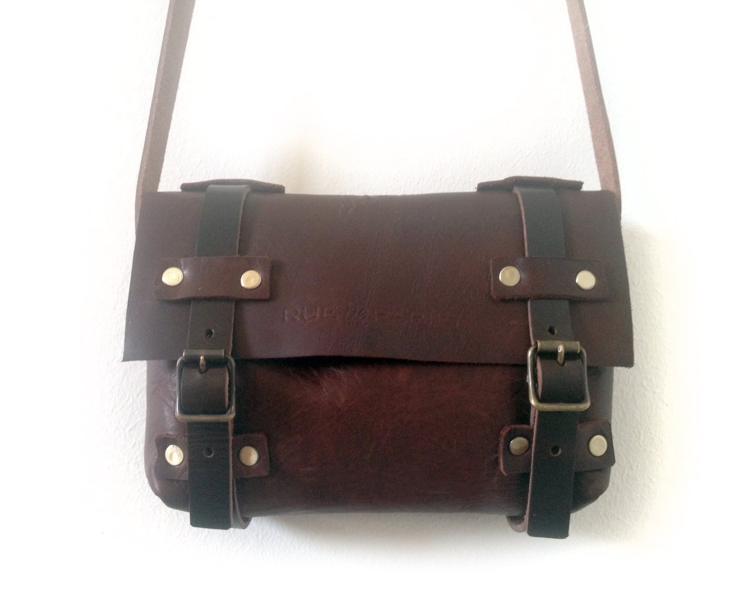 Conductor Bag / Small Shoulder Bag / Mahogany