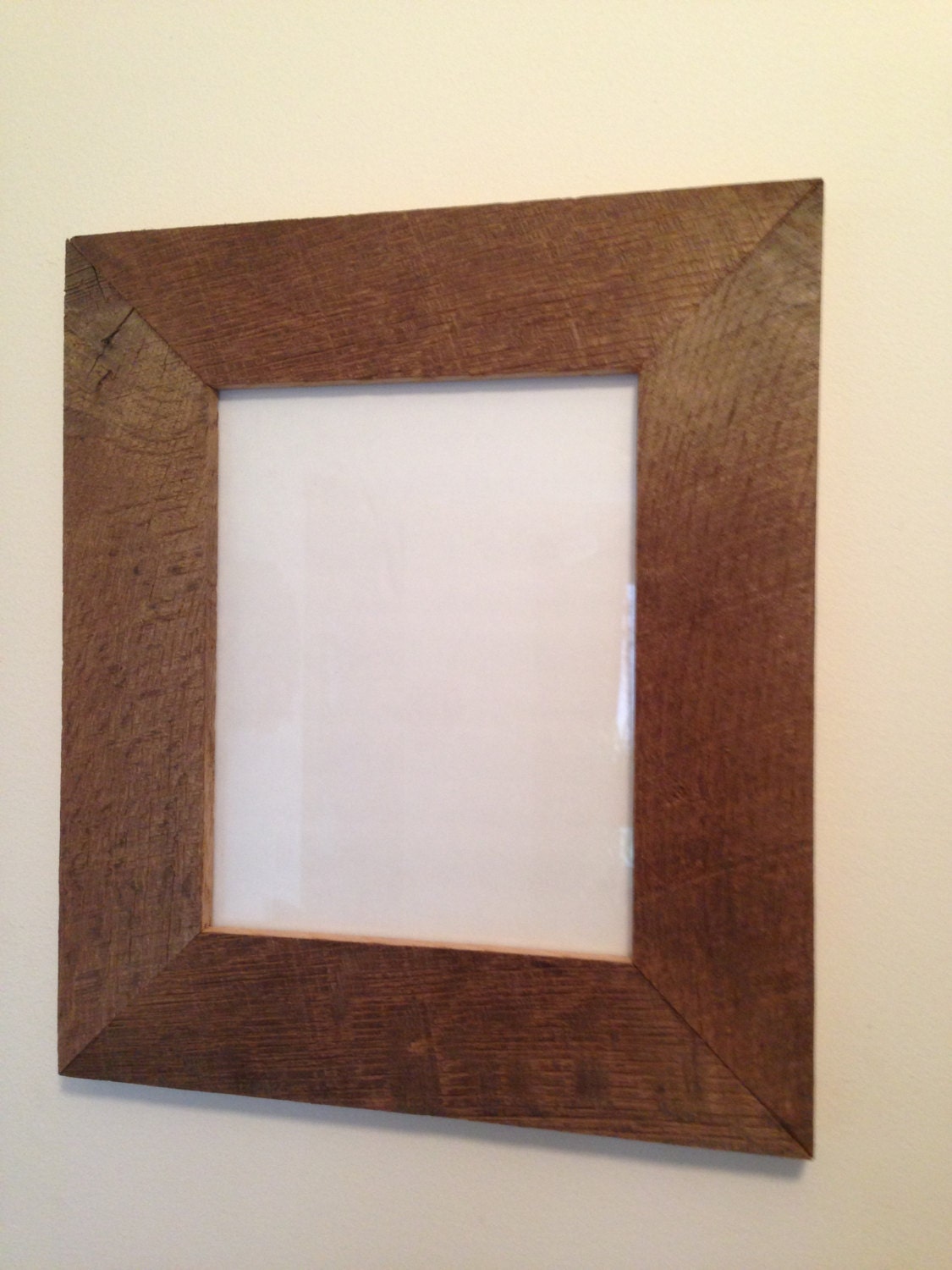 Barn Wood Picture Frame 8 X 10 SOLID OAK Reclaimed Rustic Upcycled reclaimed wood Farmhouse country Chic