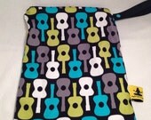 12 x 14 Blue Guitars Travel Size Wetbag