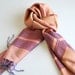 Handwoven Ida Silk Shawl - Orange