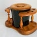 Vintage Humidor and Pipe Rack House of London Birdseye Maple Black Glass Home Decor Smoking Accessories