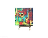 Love Mixed Media Bold Acrylic Painting