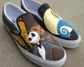 Custom Hand Painted Shoes - Nightmare Before Christmas