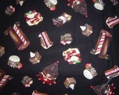 Timeless Treasures "Desserts"  Fabric-BTY-4 Yards Available