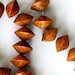 Bayong Wood - Chunky Saucer Beads - 13" Strand