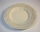 SECOND SALE - Striped Plate
