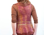 Auburn Beauty Nuno Vest Reversible with Pin Closure, Size L