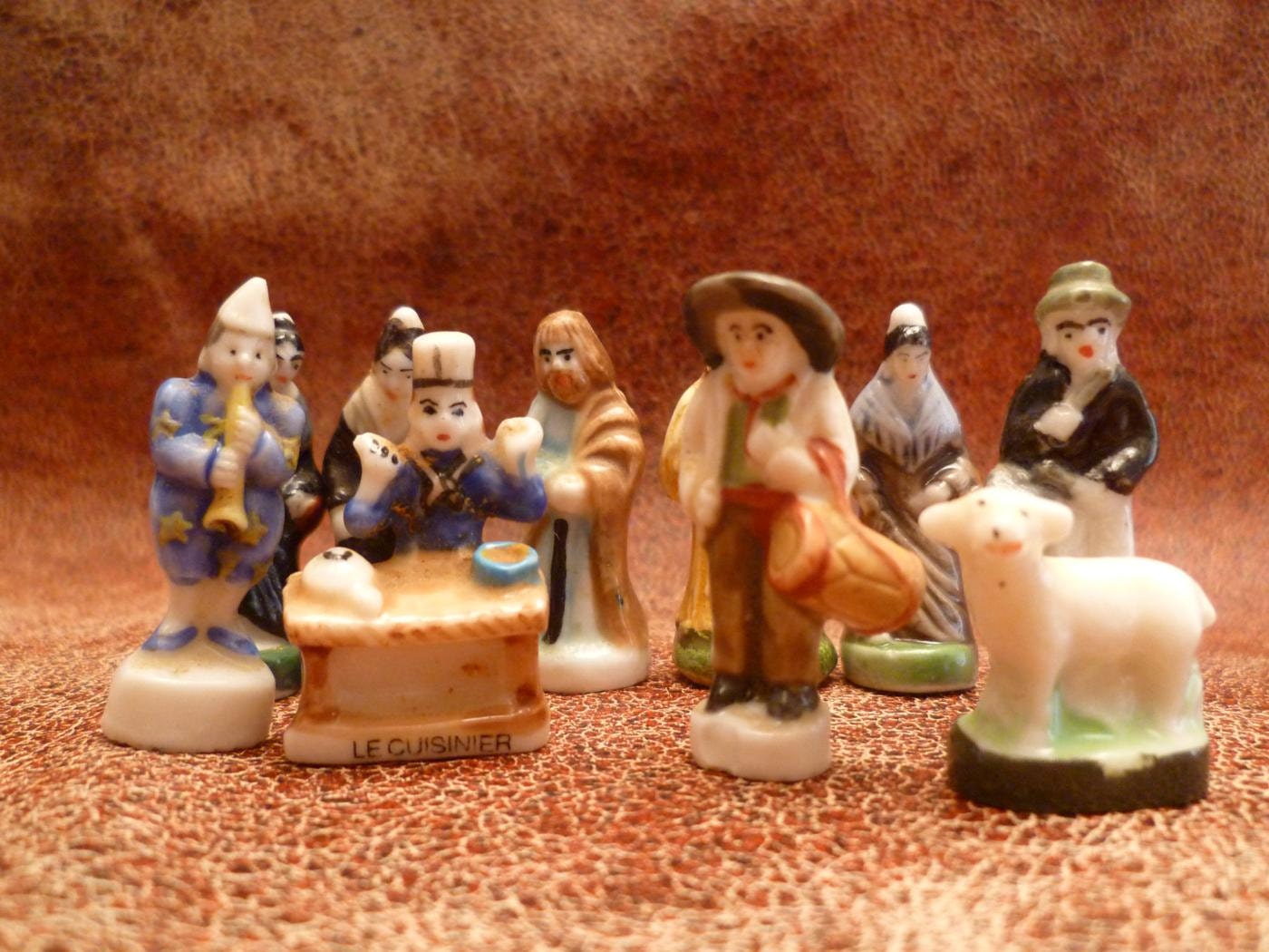 King Cake Feves Epiphany Cake Trinkets Charms Detailed assorted Figures X 10