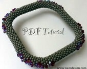Square - Crochet Bead Bracelet Pattern