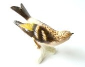 Vintage Bird figurine . Saxe Porcelain . Germany . Home decor . Collectibles.Goebel figurine Bird
