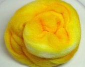 Hand Dyed Starbright Nylon "Banana"  Fiber Add In