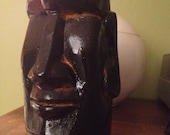 Easter Island Tiki Statue - Moai - handmade - for your Luau, Tiki or Tropical Themes Party