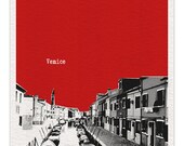 Venice Italy Art Print - 8x10 World Traveler Series City Skyline Pop Art Print - Available in 56 Colors - IT025